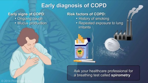 ⁣Diagnosis and Evaluation of COPD