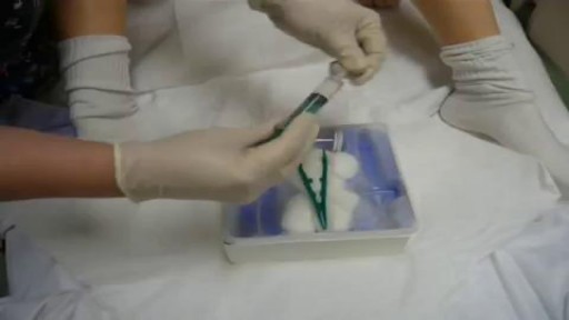 Female Foley Catheter Insertion Procedure