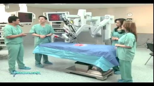 Actual demo of robotic surgery for prostate cancer