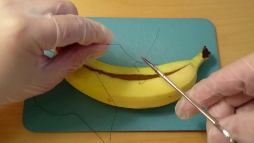 ⁣Learn How to Suture a Banana
