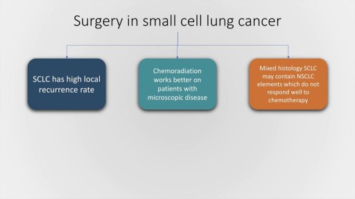 Small cell lung cancer: diagnosis and management