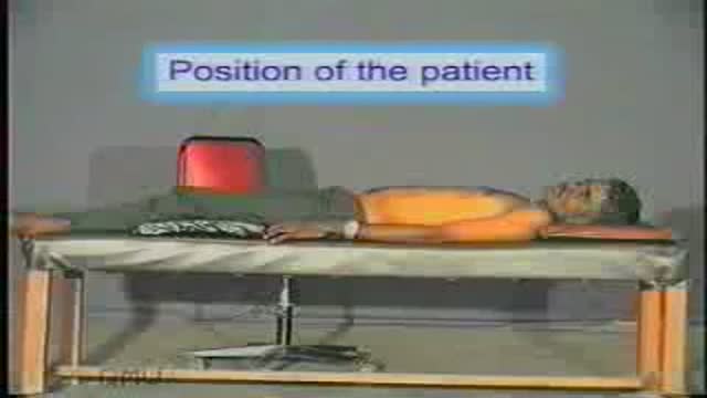 Intra-abdominal lump exam
