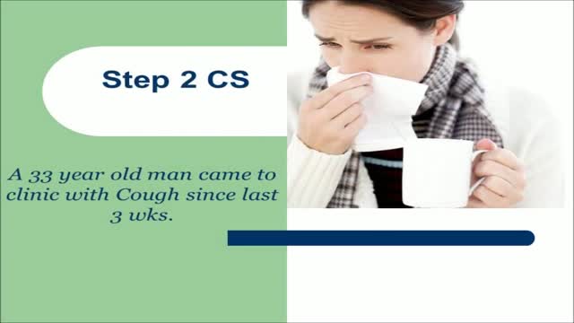 ⁣USMLE Step 2 CS - Chronic Cough