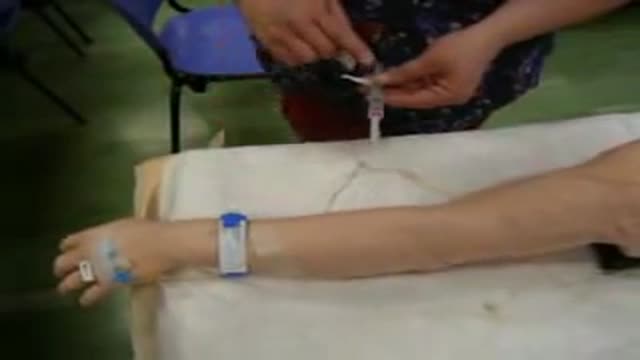 Giving Medications Through a Running IV Line