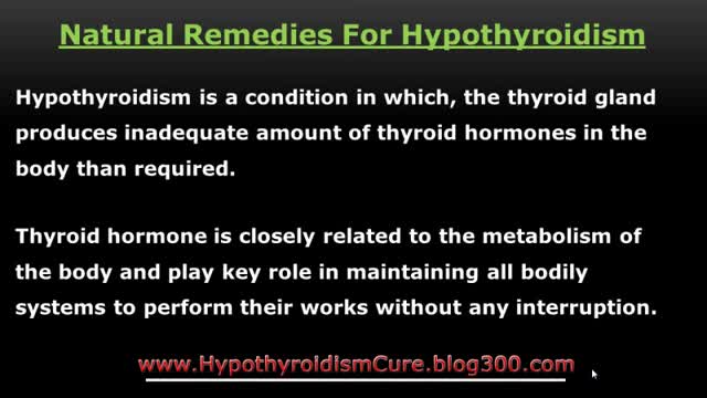 Hypothyroidism Treatment Natural - Hypothyroidism Recipes Treatment