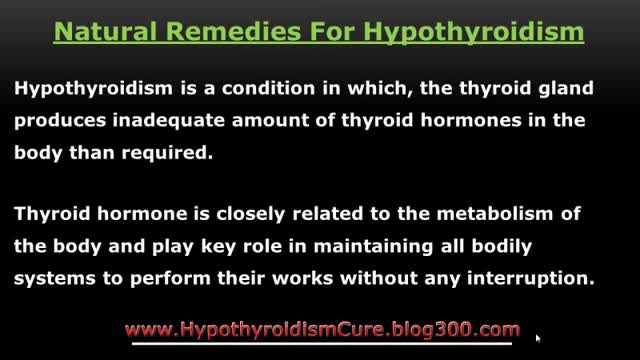 Hypothyroidism Diet Plan - Hypothyroidism Treatment - Hypothyroidism Revolution