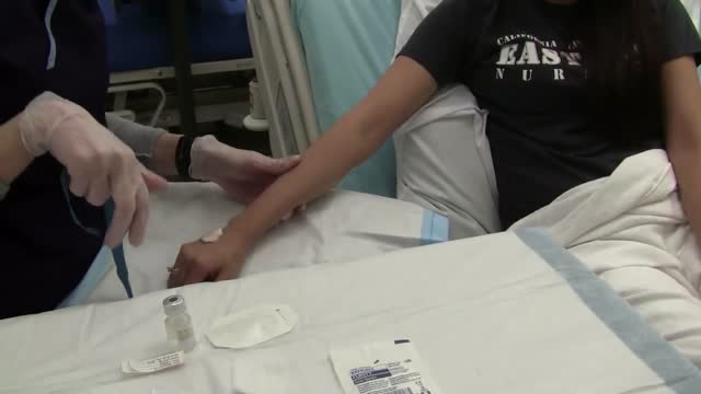 ⁣Venipuncture: Learning how to start an IV
