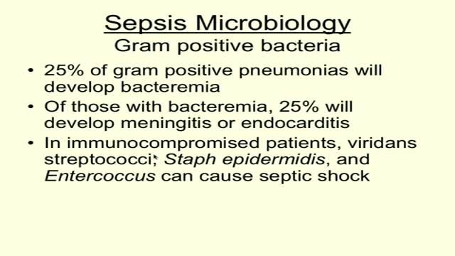 ⁣Sepsis and septic shock