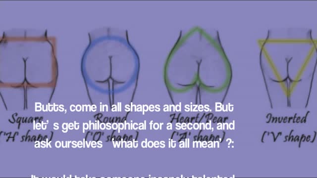 ⁣SHAPE OF YOUR BUTT