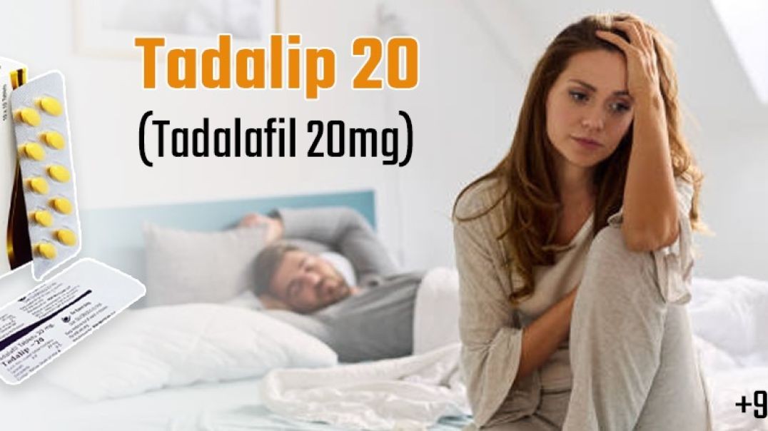 ⁣Improve Sensual Health by Treating ED With Tadalip 20mg