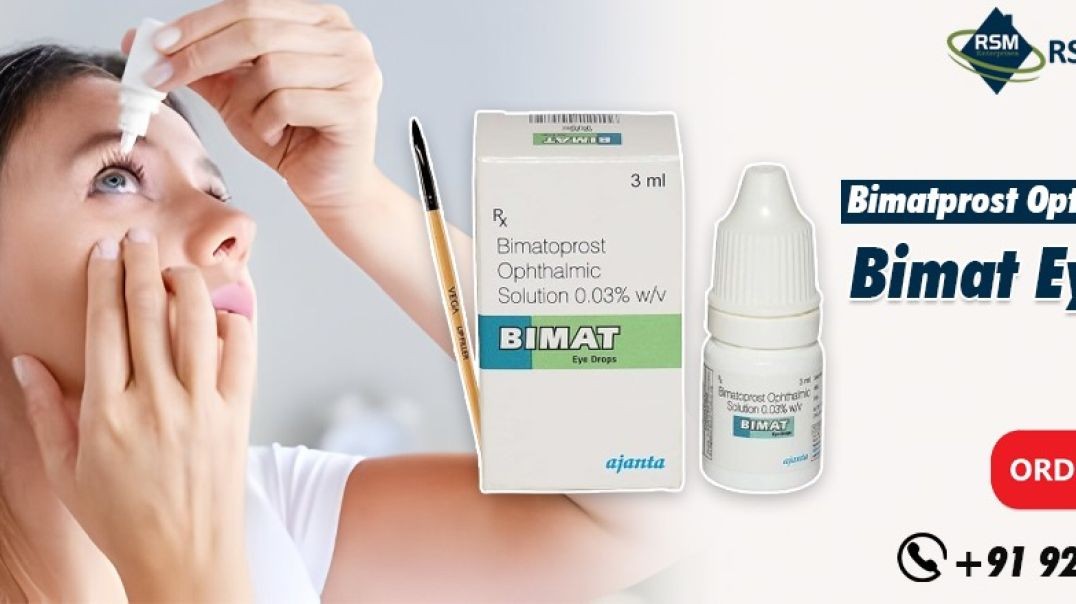 ⁣An Effective Solution to Alleviate Glaucoma Symptoms With Bimat 3ml