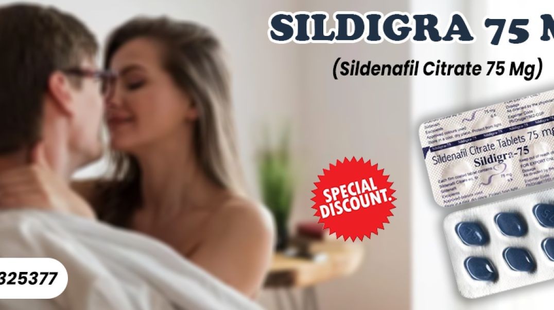 ⁣The Game Changer in Erectile Dysfunction Treatment With Sildigra 75mg