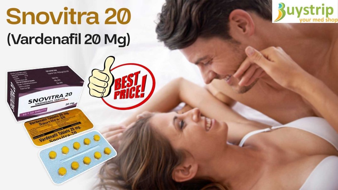 ⁣A Special Remedy to Overcome ED Issues with Snovitra 20mg