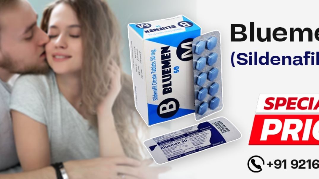 ⁣A Remedy to Resolve the Problem of ED in Men With Bluemen 50mg