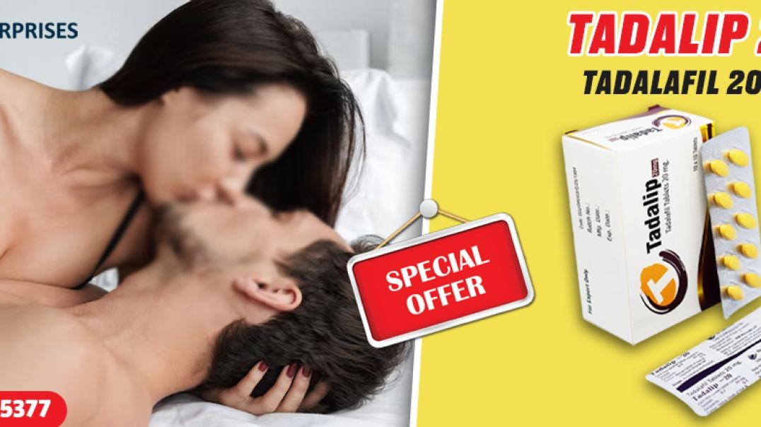 ⁣Instant Relief from Erectile Disorder at a Cheap Price With Tadalip 20mg