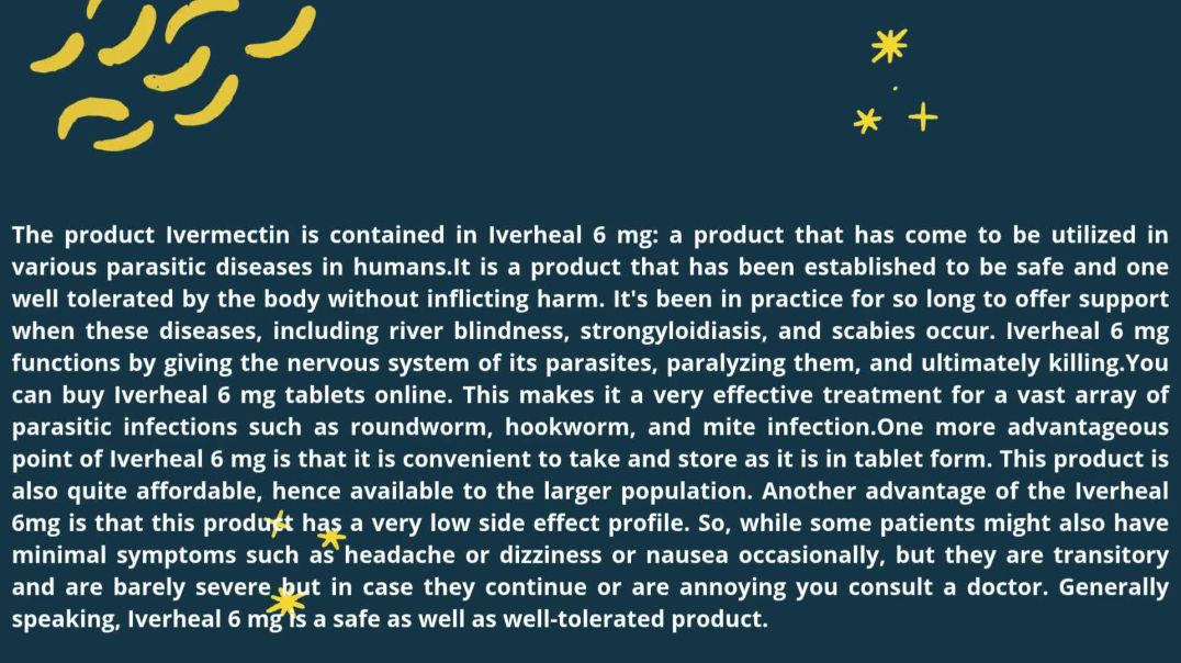 ⁣Buy Iverheal 6mg tablets  Ivermectin 6mg