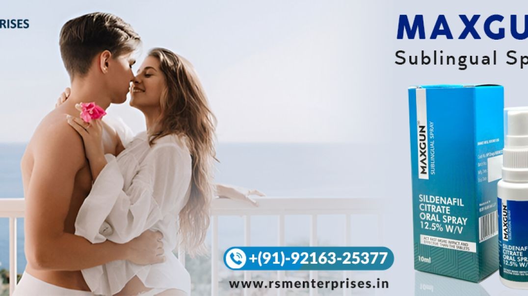 ⁣Remedy For Deep Sensual Passion With Maxgun Sublingual Spray
