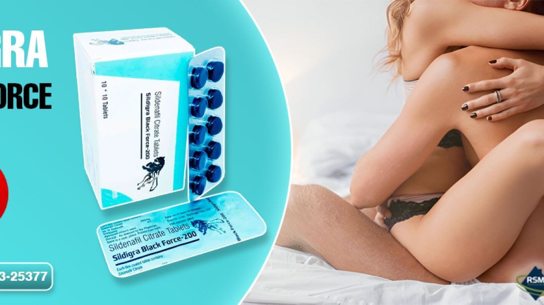 ⁣Sildigra Black Force Will Assure You To Have Safe Sex |20% Discount & Fast Delivery