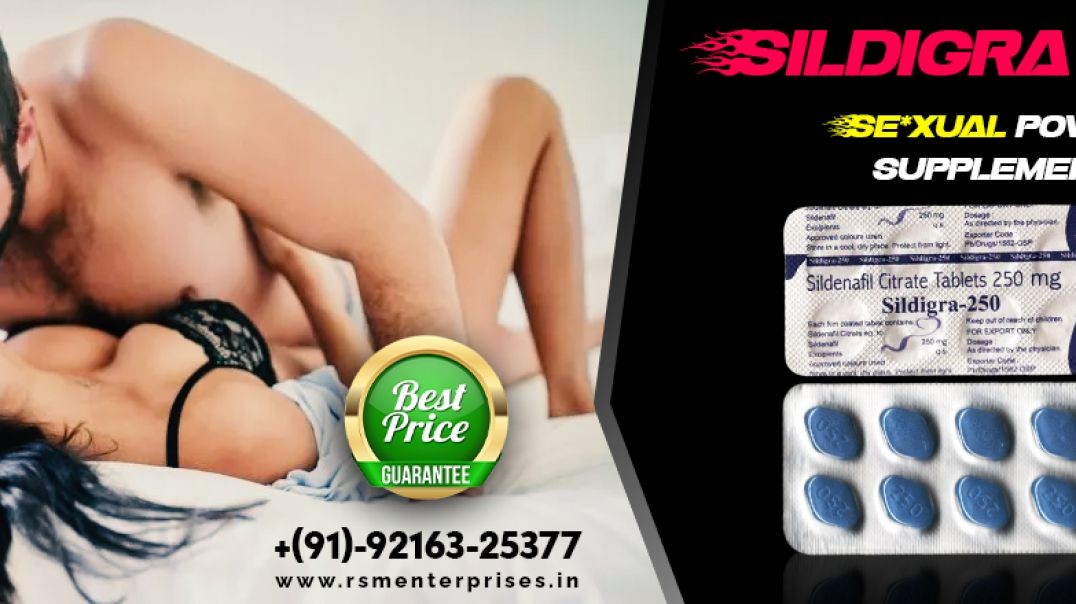 ⁣A Well-Known Medication to Fix Erectile Disorder With Sildigra 250mg