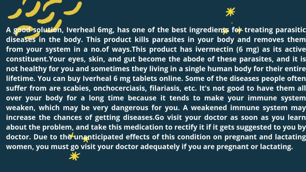 ⁣Buy Iverheal 6mg tablets  Ivermectin 6mg  (1)